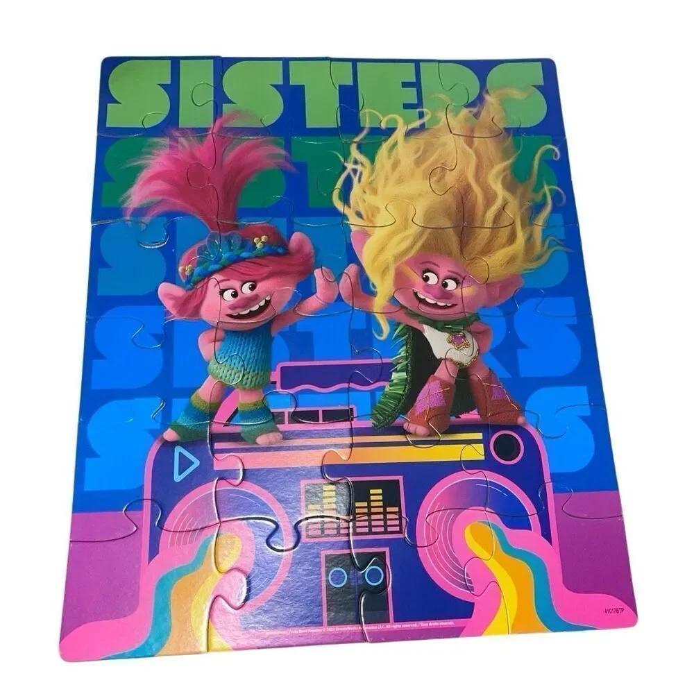Trolls Band Together Metal Lunchbox w/ 24-Piece Puzzle Viva & Poppy Collectible